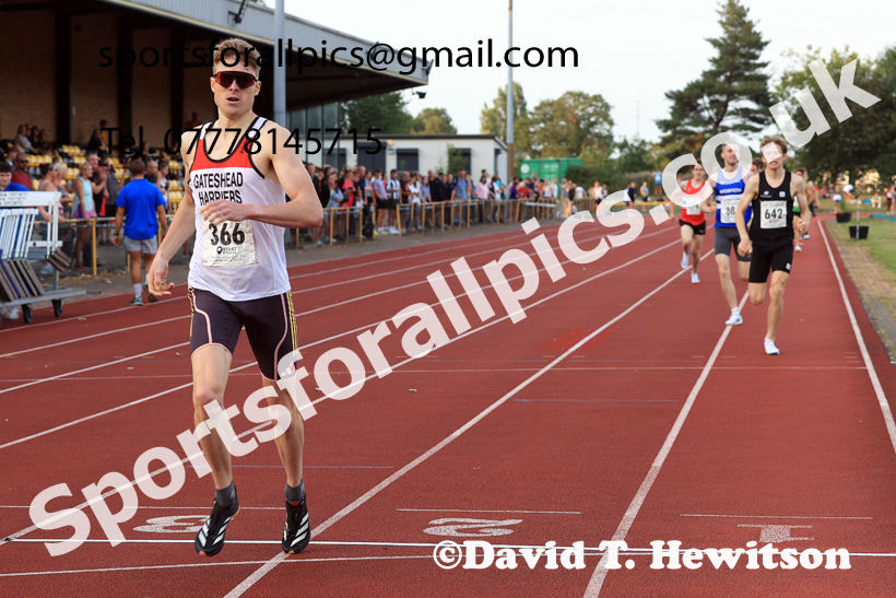 800 metres, 2025 NEGP No 6 Monkton, Wednesday, August 13th.  Photo: David T. Hewitson/Sports for All Pics